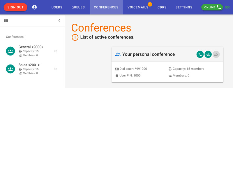 Call Panel Conferences